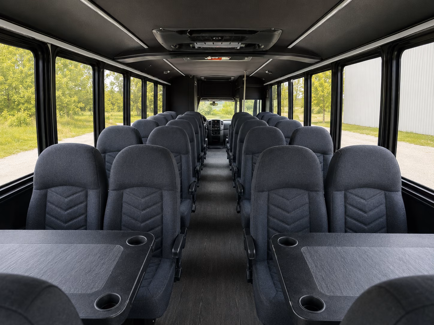 dearborn heights 15 passenger minibus inside
