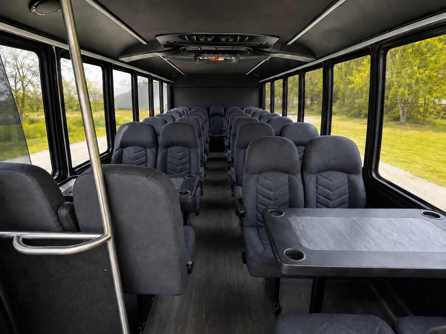 dearborn heights 15 passenger minibus interior