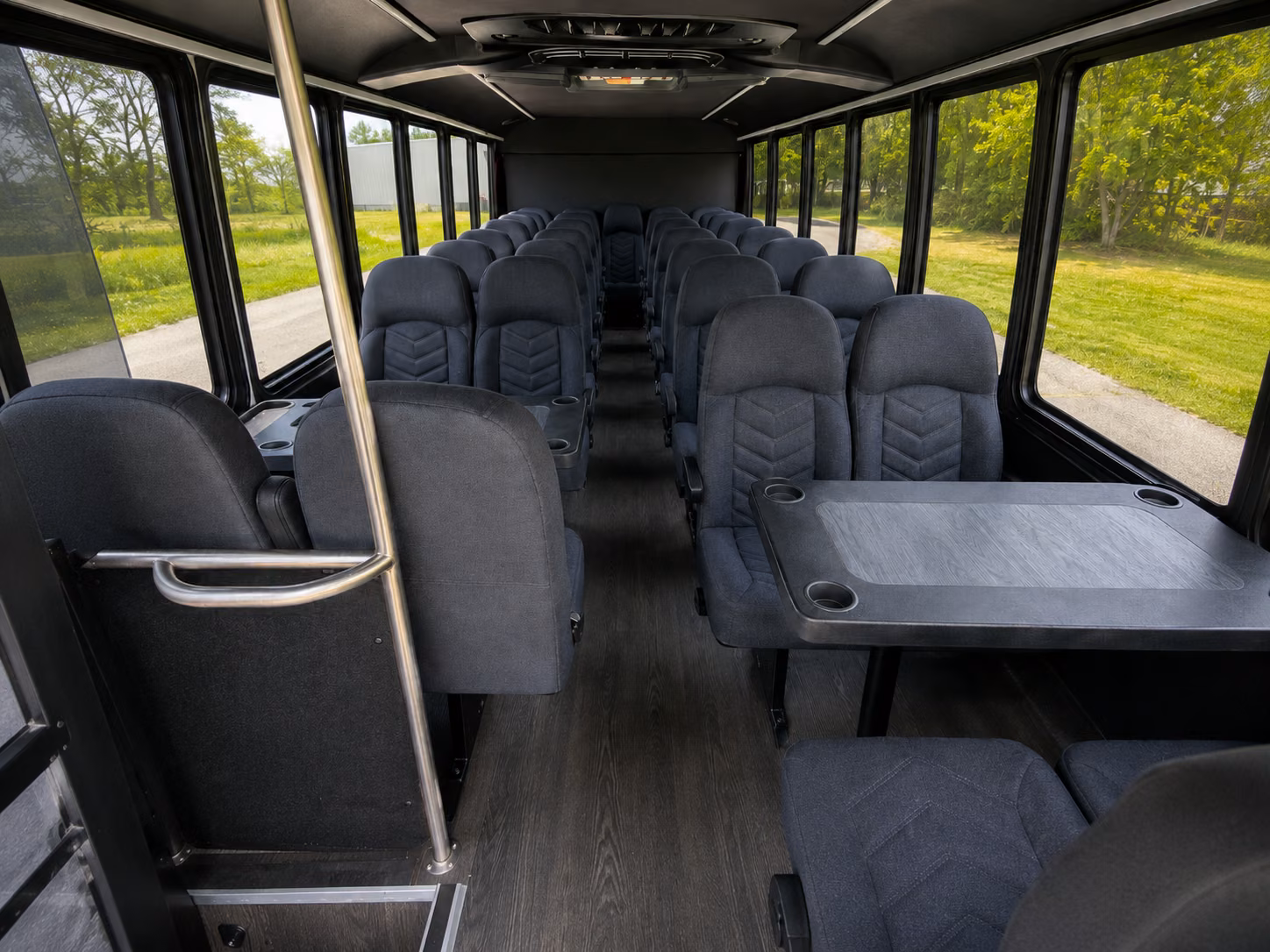 dearborn heights 18 passenger minibus inside
