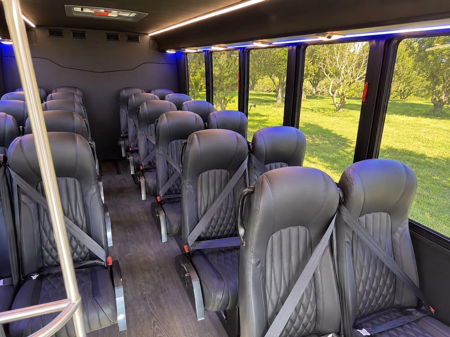 dearborn heights 20 passenger minibus inside