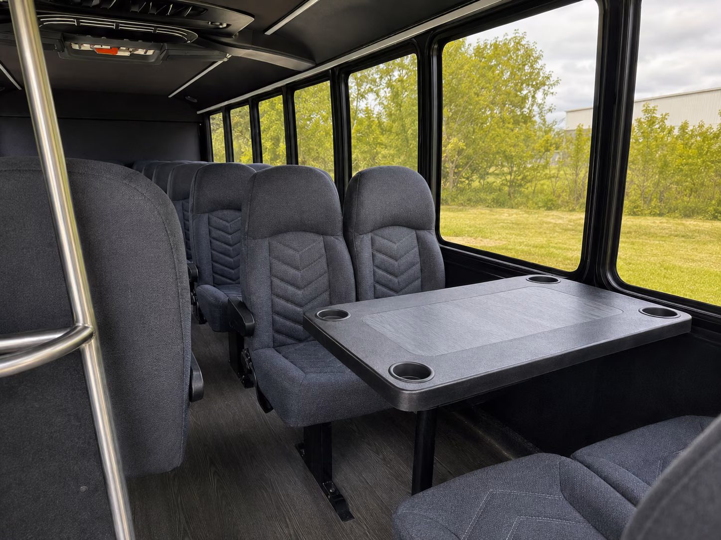 dearborn heights 20 passenger minibus interior
