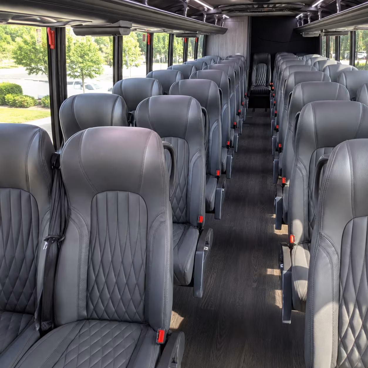 dearborn heights 28 passenger minibus interior