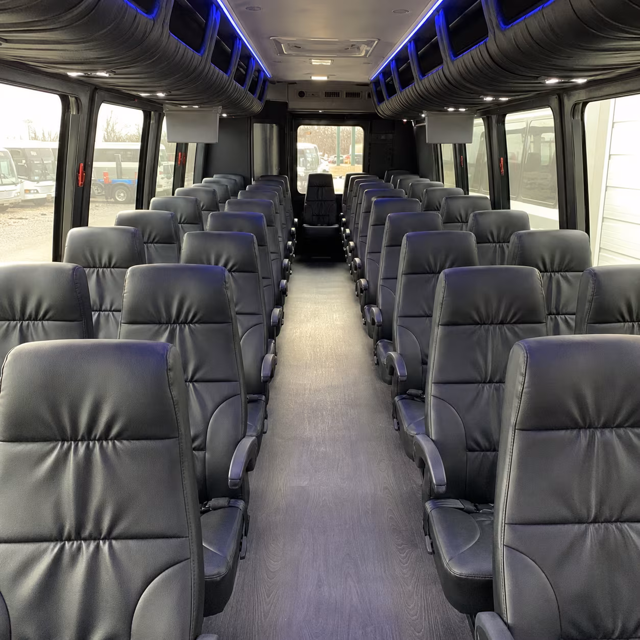 dearborn heights 30 passenger minibus inside