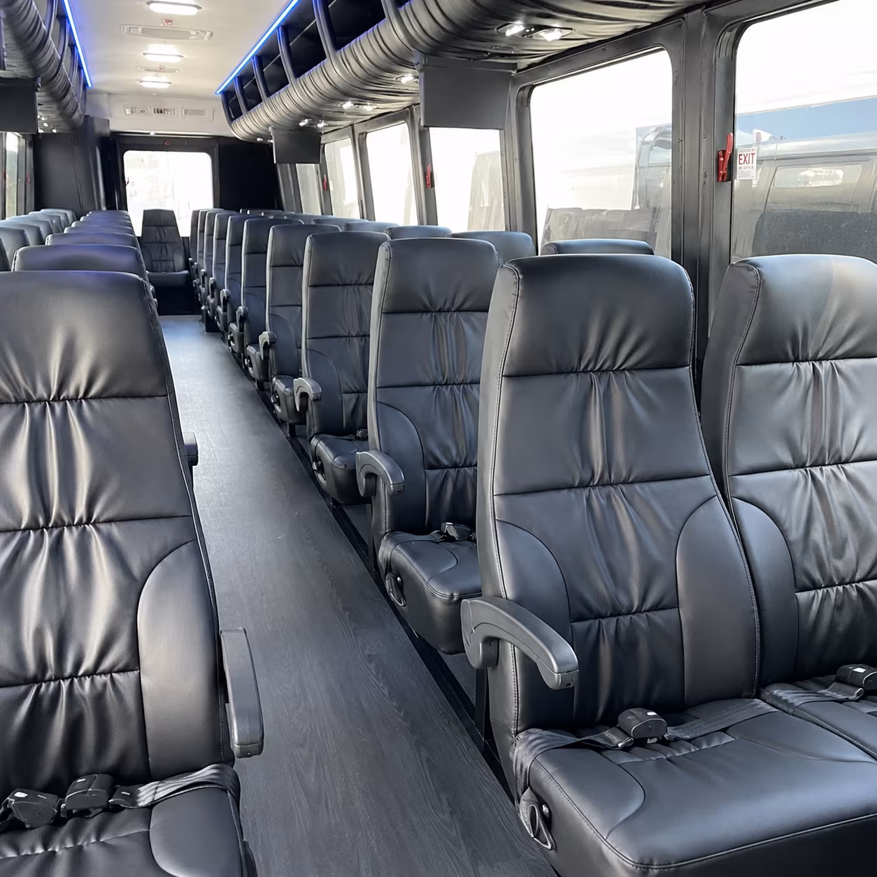 dearborn heights 35 passenger minibus inside