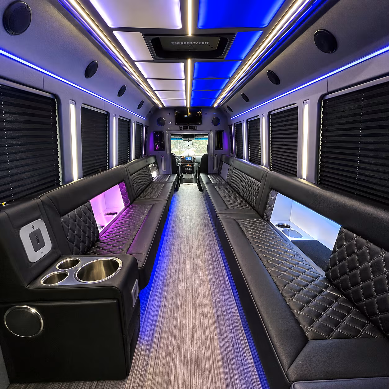 dearborn heights party bus rentals inside