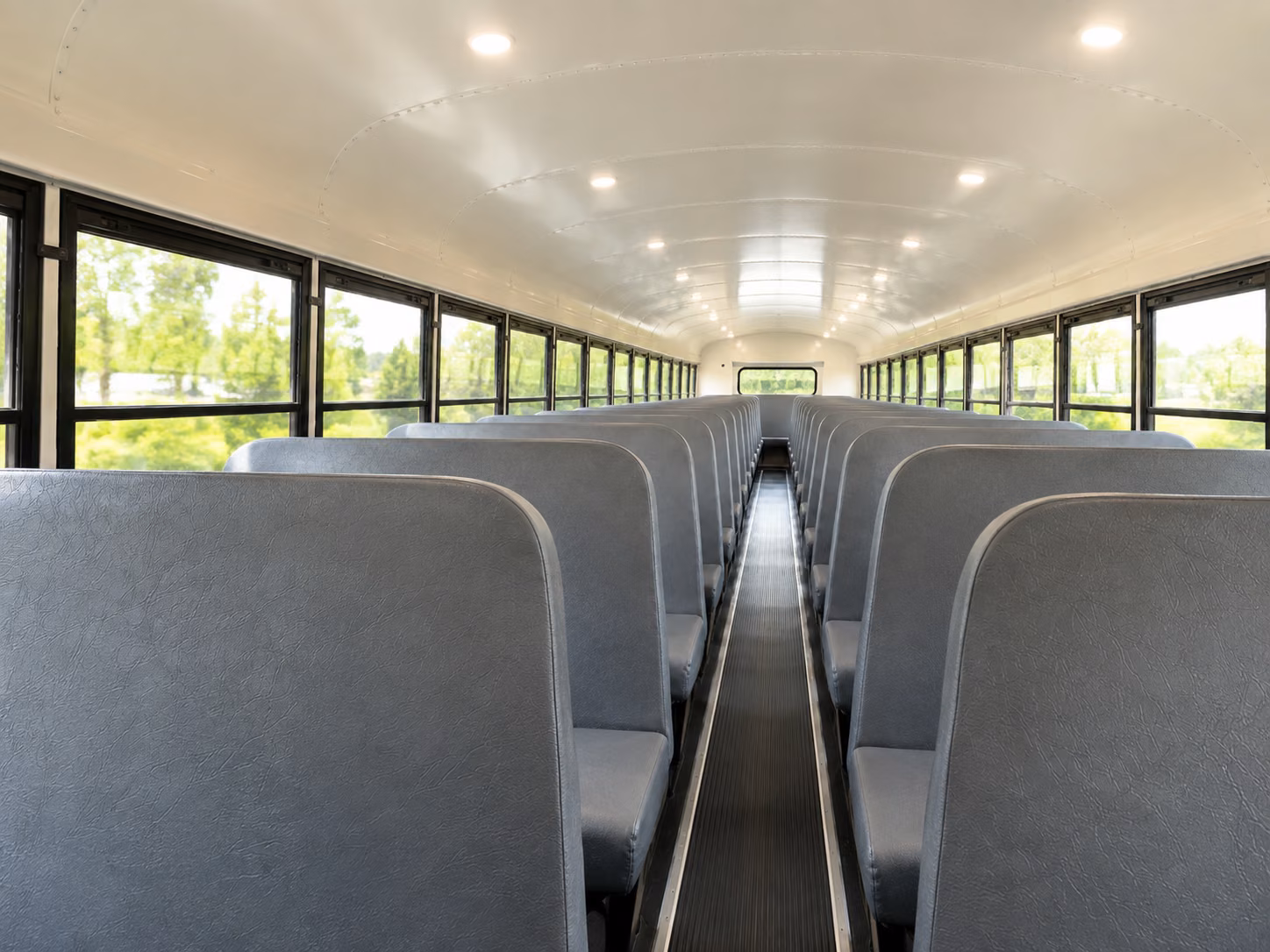 dearborn heights school bus inside